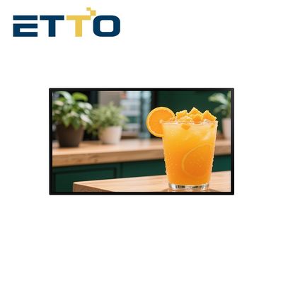 Buy Ultra Slim High Resolution High Brightness Kiosk Media Screen 32 43 50 55 65 Inch Wall Mount Digital Signage Advertising Player online manufacture