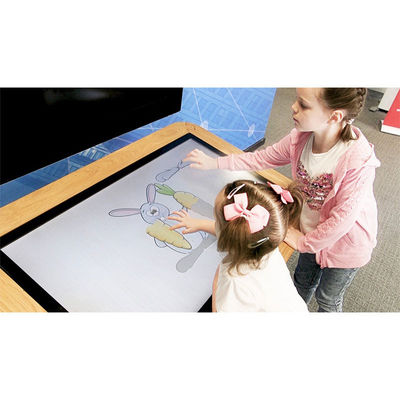 Buy 55 Inch 4K Resolution Interactive Touch Table with 10 Points Capacitive Touch and 32GB Storage online manufacture