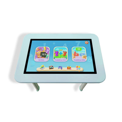 Buy Gaming Android 10 Points Smart Touchscreen Table 32inch with Polikids Wooden Desktop online manufacture