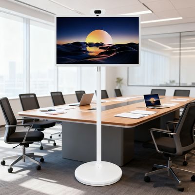 Buy LED Interactive Touchscreen TV White Smart Home Displays MTK8788 online manufacture