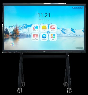 Buy 65 Inch 4K HD Screen Standard Interactive Board with Android 14.0 and 350cd/m2 Brightness for Education and Meeting online manufacture