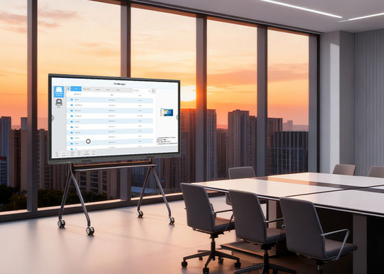 Buy 86 Inch Standard Interactive Board with Android 14 OS 40 Points Touch and 400cd/m2 Brightness online manufacture