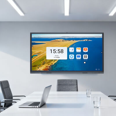 Mua Bảng trắng tương tác thông minh cảm ứng vân tay hệ thống kép Ai loại A 110 inch sản xuất trực tuyến