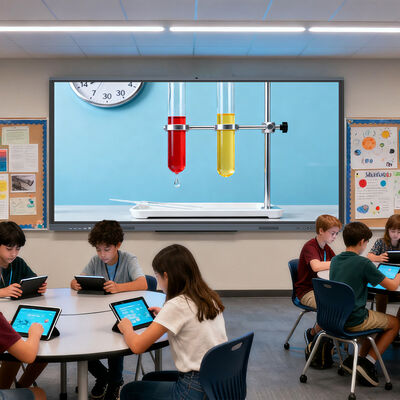 comprare Lavagna interattiva touch IR a 40 punti da 98 pollici per scuole, tipo B fabbricazione online