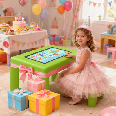 Buy 43 Inch 4K Resolution Interactive Touch Table with  Quad-core Proces online manufacture