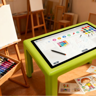 Buy 4K Resolution Interactive Touch Table 43 Inch with 10 Points Capacitive Touch online manufacture