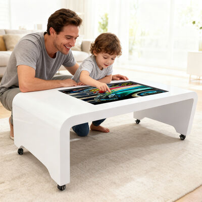 خرید قهوه دور Ludo Multi Touch Screen Smart Table اندروید وای فای 32 اینچ تولید آنلاین