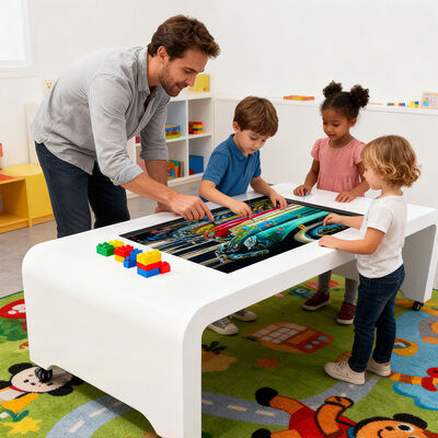 comprar Lcd Tronix juegos para niños interactivos tablas táctiles 32 pulgadas Smart mesa de café Fabricación en línea