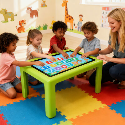 acheter Table tactile interactive de 55 pouces avec résolution 4K et stockage de 32 Go fabrication en ligne