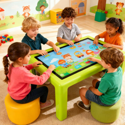 comprar Mesa de toque interativa móvel de 55 polegadas com painel TFT para jogos e quiosque digital Fabricação em linha