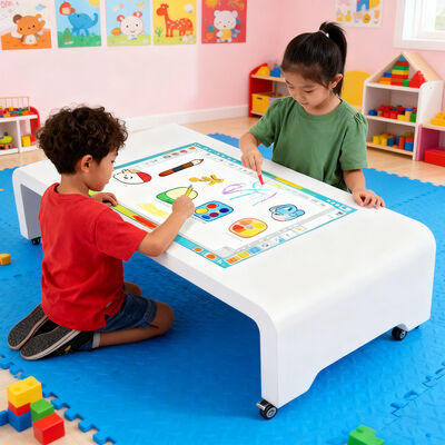 comprare Polikids Asilo Capacitivo touch screen Tavolo Interattivo 32 pollici Per Bambini fabbricazione online