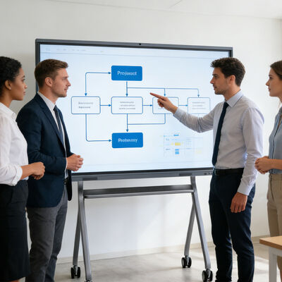 kaufen 98-Zoll-Infrarot-Touch-Interaktionsbrett 4K Zero Bonding Smart Screen mit fortschrittlicher Touch-Technologie Online-Herstellung