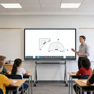 comprar Quadro de Apresentação Visual 4K Ultra HD de 75 polegadas com IA para Educação e Projeção de Tela Diversificada Fabricação em linha