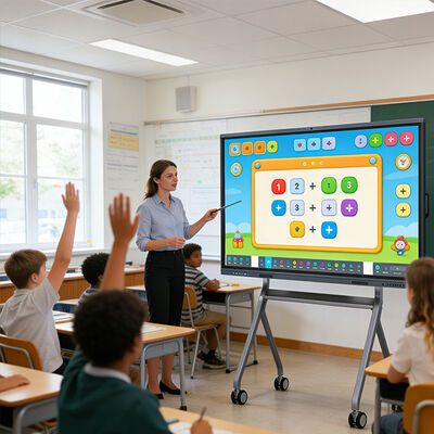 buy 98 Inch Ultra-Low Latency Writing Acceleration and Multi-Device Support AI Education Board online manufacture