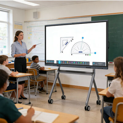 kupować 40 punktów dotknięcia Ultra-Low Latency Writing Acceleration 86 Inch AI Education Board do nauczania w klasie produkcja online
