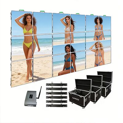 comprar Pantalla LED de alquiler para exteriores de aluminio fundido a presión personalizable con paso de píxel de 4,81 mm, ultraligera, delgada y de instalación rápida Fabricación en línea