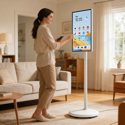 kopen 24' Android Portable Smart TV. Full-HD IPS Display en draadloze werking met oplaadbare batterij. online vervaardiging