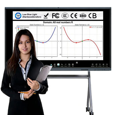 kopen 75-inch AI-onderwijsboard met 40-punts touch en 48MP camera voor klassikale instructie online vervaardiging