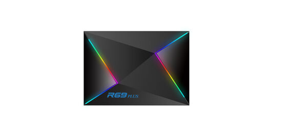 kopen Android TV Box R69 Plus 4K UHD Smart Box voor filmstreaming en live tv, ondersteunt populaire streamingtoepassingen, H.265 HD-mediaspeler met afstandsbediening online vervaardiging