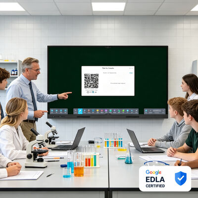 kupować 86-calowa certyfikowana przez Google inteligentna tablica dla edukacji z Gemini AI Low Blue Light i Androidem 15 produkcja online