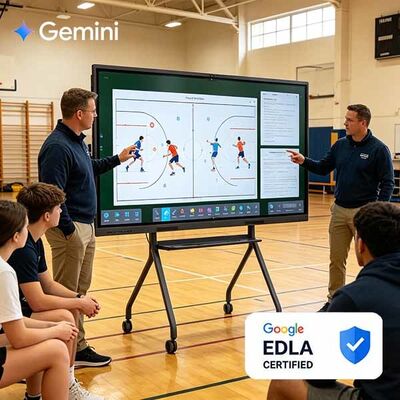 buy AI Education Board 86 Inch ETTO Future-Ready 4K IR Interactive Display GMS Certified with Eye Care for School Campus online manufacture