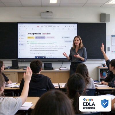 membeli Smart EDLA Certified AI Education Board dengan DeepSeek yang membuat setiap pelajaran interaktif dan menyenangkan pembuatan online