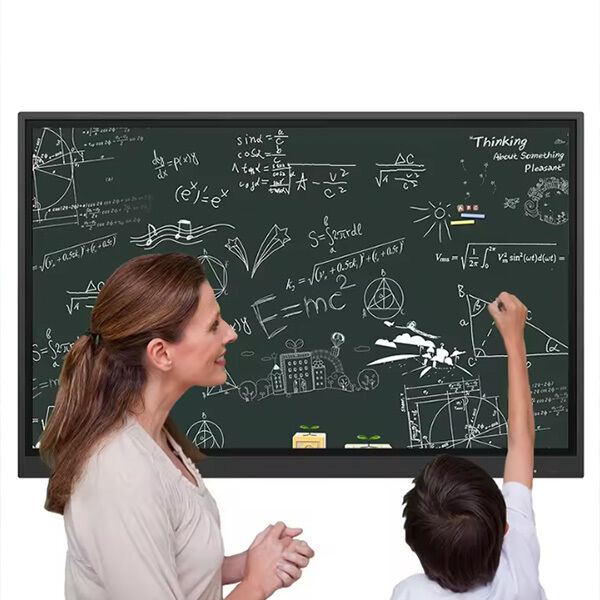 Interactive Building Code Display 65 Inch AI Education Board Tempered Glass Anti-vandalism Interactive ...