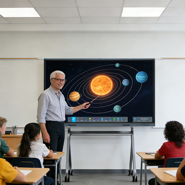 40 Points Touch 86 Inch AI Education Board with Al Tracking Camera for ...